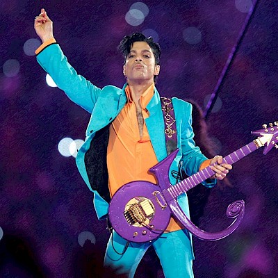 Prince Performs “Purple Rain” During Downpour | Super Bowl XLI Halftime Show | NFL Image