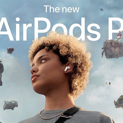 The new AirPods Pro | Quiet the noise | Apple Image