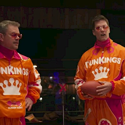 Dunkin’ 'Wasn’t Ready' Behind-The-Scenes footage of Ben Affleck, Tom Brady, & Matt Damon Image